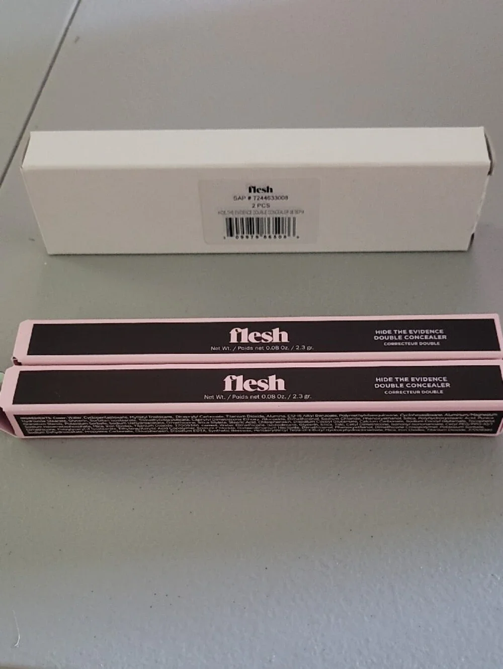 Flesh Hide The Evidence Double-Ended Concealer — 08 Sepia